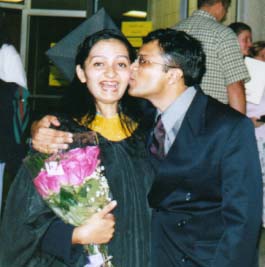 MS Graduation at LIU, NY on May/24/2000